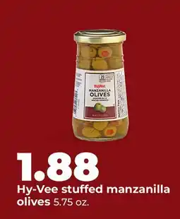 Hy-Vee Hy-Vee stuffed manzanilla olives offer