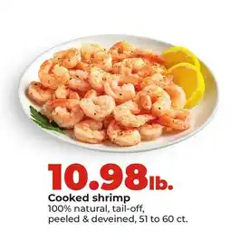 Hy-Vee Cooked shrimp offer