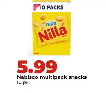 Hy-Vee Nabisco multipack snacks offer