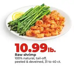 Hy-Vee Raw shrimp offer