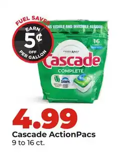 Hy-Vee Cascade ActionPacs offer