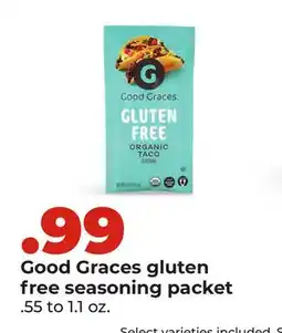 Hy-Vee Good Graces gluten free seasoning packet offer