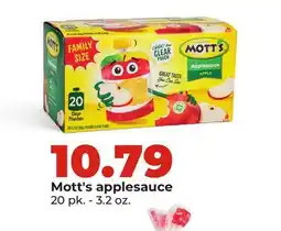 Hy-Vee Mott's applesauce offer