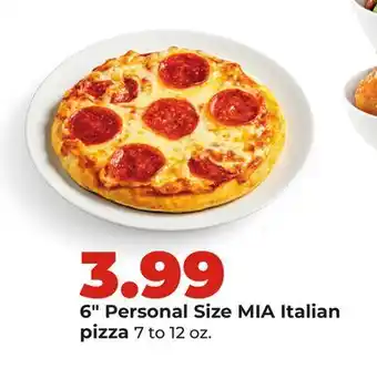 Hy-Vee 6 Personal Size MIA Italian pizza offer
