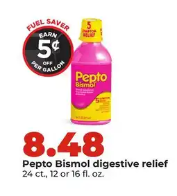 Hy-Vee Pepto Bismol digestive relief offer
