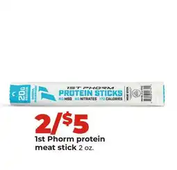 Hy-Vee 1st Phorm protein meat stick offer