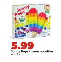 Hy-Vee Jonny Pops frozen novelties offer