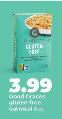Hy-Vee Good Graces gluten free oatmeal offer
