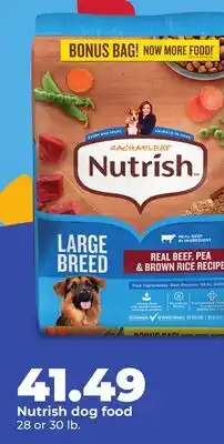 Hy-Vee Nutrish dog food offer