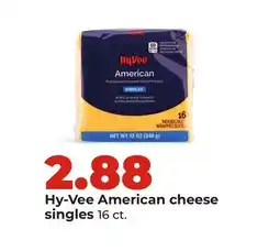 Hy-Vee Hy-Vee American cheese singles offer