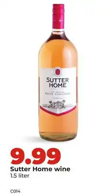 Hy-Vee Sutter Home wine offer