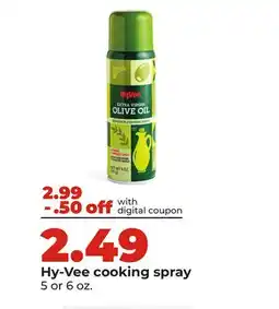 Hy-Vee Hy-Vee cooking spray offer