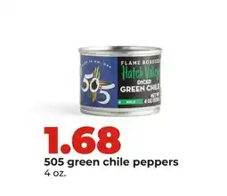 Hy-Vee 505 green chile peppers offer