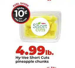 Hy-Vee Hy-Vee Short Cuts pineapple chunks offer
