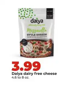 Hy-Vee Daiya dairy free cheese offer
