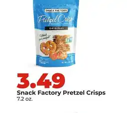 Hy-Vee Snack Factory Pretzel Crisps offer