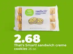 Hy-Vee That's Smart! sandwich creme cookies offer