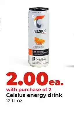 Hy-Vee Celsius energy drink offer