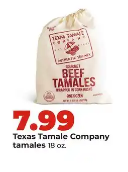 Hy-Vee Texas Tamale Company tamales offer