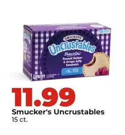 Hy-Vee Smucker's Uncrustables offer