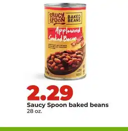 Hy-Vee Saucy Spoon baked beans offer