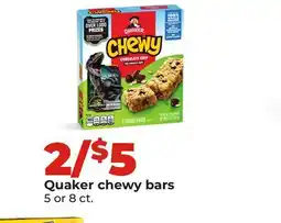 Hy-Vee Quaker chewy bars offer