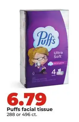 Hy-Vee Puffs facial tissue offer