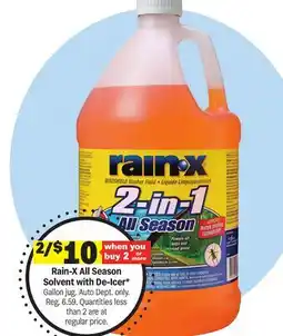 Meijer Rain-X All Season Solvent with De-Icer offer