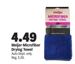 Meijer Meijer Microfiber Drying Towel offer