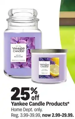 Meijer Yankee Candle Products offer