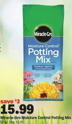 Meijer Miracle-Gro Moisture Control Potting Mix offer