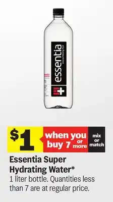 Meijer Essentia Super Hydrating Water offer