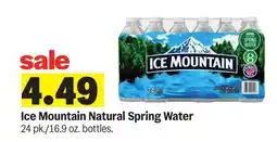Meijer Ice Mountain Natural Spring Water offer