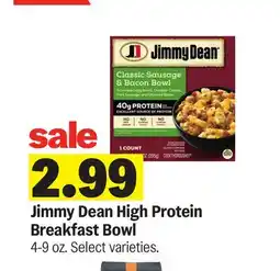 Meijer Jimmy Dean High Protein Breakfast Bowl offer