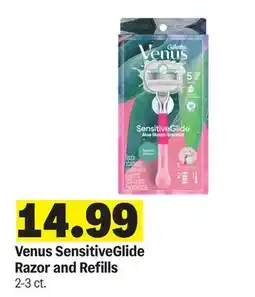 Meijer Venus SensitiveGlide Razor and Refills offer