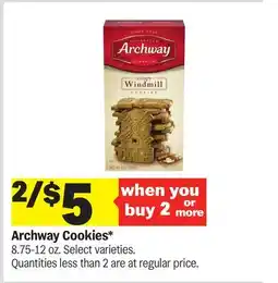 Meijer Archway Cookies offer