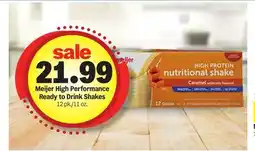 Meijer Meijer Ultrafiltered Milk Meijer High Performance Ready to Drink Shakes offer