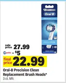 Meijer Oral-B Precision Clean Replacement Brush Heads offer