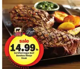 Meijer Certified Angus Beef Boneless Ribeye Steak offer
