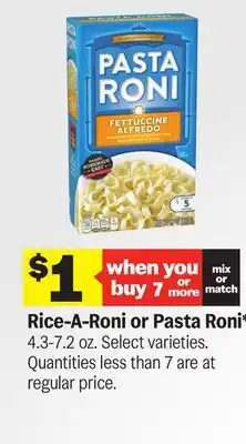 Meijer Rice-A-Roni or Pasta Roni offer