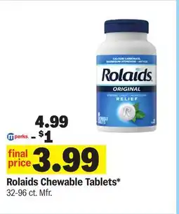 Meijer Rolaids Chewable Tablets offer