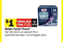 Meijer Meijer Facial Tissue offer