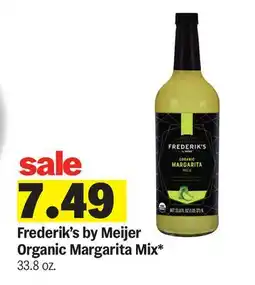 Meijer Frederik's by Meijer Organic Margarita Mix offer