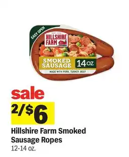 Meijer Hillshire Farm Smoked Sausage Ropes offer