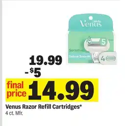 Meijer Venus Razor Refill Cartridges offer