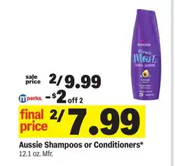 Meijer Aussie Shampoos or Conditioners offer