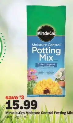 Meijer Miracle-Gro Moisture Control Potting Mix offer