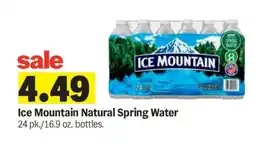 Meijer Ice Mountain Natural Spring Water offer