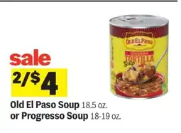 Meijer Old El Paso Soup or Progresso Soup offer