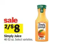 Meijer Simply Juice offer